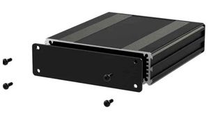 Instrument Case, Aluminium, 220x108.5x30mm, Black